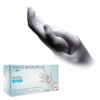 WHITE BASIC PLUS Nitril-Handschuhe weiß, Box à 200 Stück