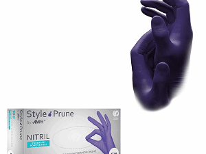 STYLE PRUNE Nitril-Handschuhe violett, Box à 100 Stück