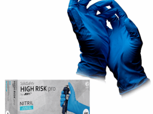 SolidSafety HighRisk Pro Nitril Chemikalienschutzhandschuh 50 Stück in der Box