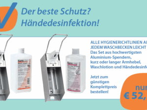 Spender Set - Wandspender kurz ink.l Seife -Aktion
