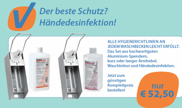 Spender Set - Wandspender kurz ink.l Seife -Aktion