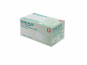 BASIC Plus Mundschutz 3-lagig zum Binden Box à 50 Stück